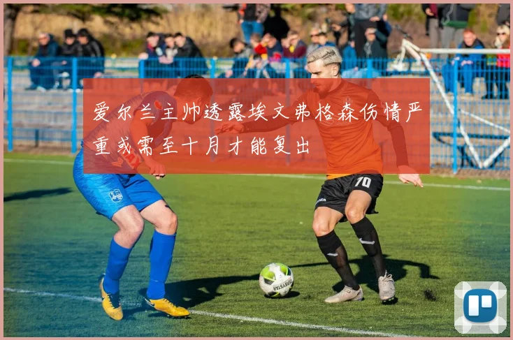 爱尔兰主帅透露埃文弗格森伤情严重或需至十月才能复出